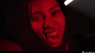 Ebony Monstergirl Vampirism - Canela Skin & Barbie Rous Lesbian Vampire Sex