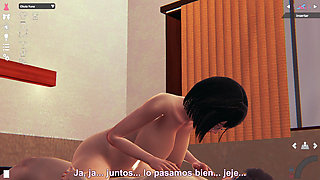 ROMANTIC AND HOT SEX WITH ASIAN TEACHER IN THE ROOM GETS PRETTY HOT