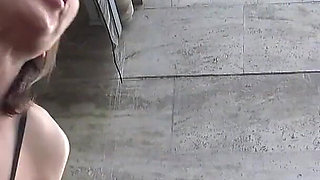 Two Wild MILF Sluts Spitting on Their Slave