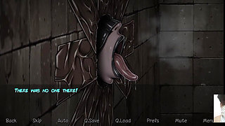 Gloryhole! Hot Ghost Gave Me Blowjob Through Gloryhole and Then I Fuck Her!