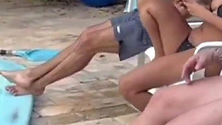 I Had Sex with the Married Man Behind His Wife's Back at the Pool Party.