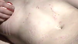 Emo teen gets her feet spanked and enjoy hurt with hot wax