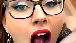 Busty JenKowski bukkake cumslut