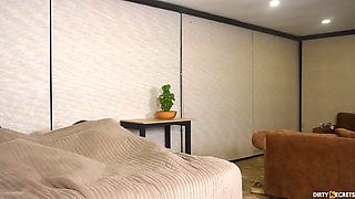 I FUCK MY GIRLFRIEND'S STEPMOM, SHE CATCH US AND ALSO JOINS US FOR A HOT ANAL THREESOME