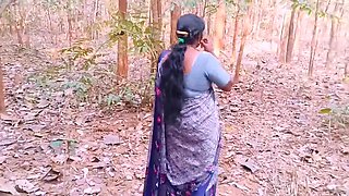 Indian Outdoor Sex. Desi Bhabi Secret Fucking Hubby in Forest. Telugu Dirty Talks.