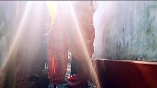 Your Big Brother Is Boring in Bed Horny Bhabi with Beautiful Saree Needs Devar's Hard Cock in Outside.
