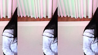 Curly Blonde Teen Records Solo Dildo Masturbation More at