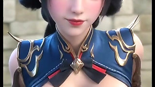 Nymphprince Ai Queen of Cock Suckers. 3D-cgi Stylized