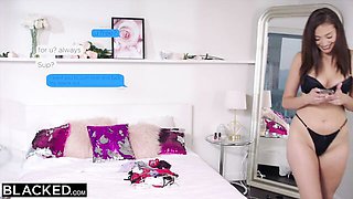Exciting Jax Slayher and Bella Rolland - riding video - Blacked.Com