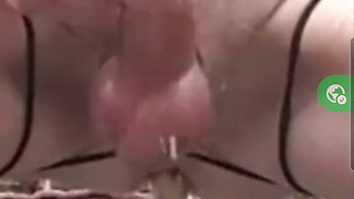 EXHIBITIONIST FUCKMACHINE FUCKING MY ASS  WITH CUMSHOT SEXSHOW