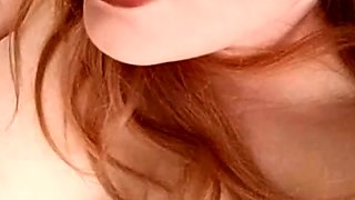 Great Big Boobs On Masturbating Redhead
