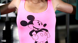 Paula Shy Working Out