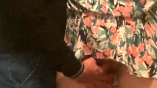 Best Subway! Hot MILF Spreading Legs for Me to Touching Her Pussy