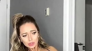 Big boobs webcam slut toys her asshole