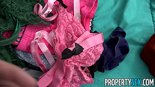 Caught Panty Sniffer Roommate! Fae Indulges Fetish with Squirt & Cum in Mouth