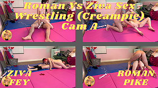 Roman Vs Ziva Sex Wrestling (creampie) Cam A 4K - FAPHOUSE TRAILER