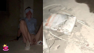 Left Alone Bound Blindfolded Naked and Exposed