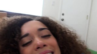 Willow Ryder works that cock with her feet while smoking