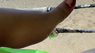 I Like to Touch Myself Until I Reach Orgasm on the Beach While Being Watched