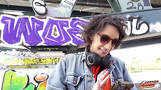 German Scout - Crazy Anal and Rimjob Casting Fuck with French Skinny Tattoo Model Lena Fire