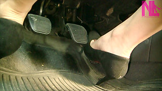 Soft Driving in Suede Black Louboutins