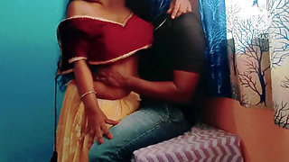 Brother in Law Romance with Horny Desi Cow Girl - Tamil Audio with Erotic Romance