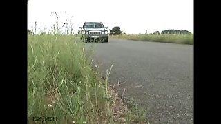 Lust Overwhelms Sanya in the Car, Then Things Get Wild Outside