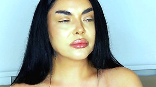 Beautiful Brunette Smoking Fetish Tease - Softcore Seduction