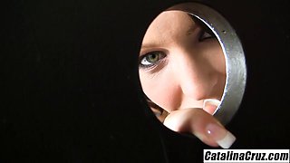 LICENSED TO BLOW - Jenna Presley Sucking Fat Cock Gloryhole