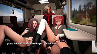 Innocent 18 Plus Teens Are Fucked in a Train