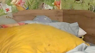 Horny Aunt Squirt Nonstop in Hose Front of Stepnephew Voyeur