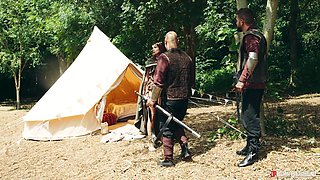 Sizzling Latina Passion Unleashed in Wild Outdoor Threesome with Juan