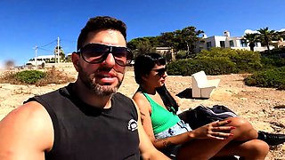 An Argentine Puta Gets Caught And Fucked In Public