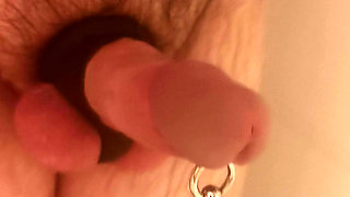 petting in the shower with cocking