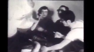 30s Vintage Black and White Porn with Big Natural Tits and Fur Coat