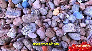 Beach Fantasy - Blonde & Brunette (pov)