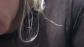 Flashing Butt Plug in My Ass