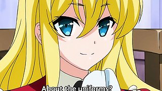 Blonde maid serves creamy morning ride in vintage uniform