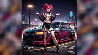 Gol Anime Hot Cars and Hot Girls