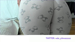 MASTURBATION IN PAJAMAS- CARESSED MY PUSSY- TURKISH PORN- BIG ASS- TURKISH MILF- CAMEL TOE- DOGGY IN PAJAMAS