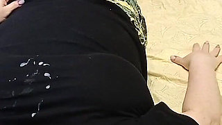 I Jerk off My Cock and Fuck My Stepmom in My Mouth to Cum on Her