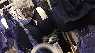 Bras in Locker Room, squirt Milk