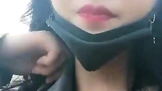 Close up POV of teen sucking cock