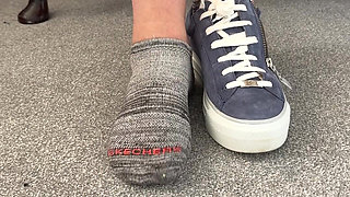 Hot Sweaty Toes, You Need to Lick Them for Me