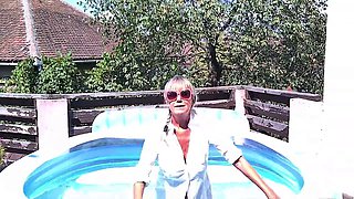 Pool Pounding DirtyMilfTina