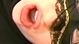 Sexy Brunette Hardly Fucked by a Masked Guy
