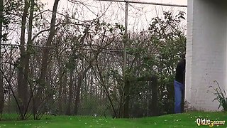 Smutty schoolteacher fucks crazy college girls older young 3some
