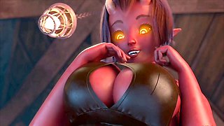 3D animated bang-out game with big ass and big tits featuring Xworld666