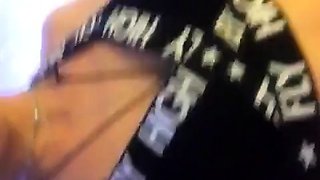 Amateur striptease and Solo masturbation