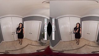 3d in virtual reality scene with femme fatale Reagan Foxx and Sam Shock from My Friend's Hot Mom